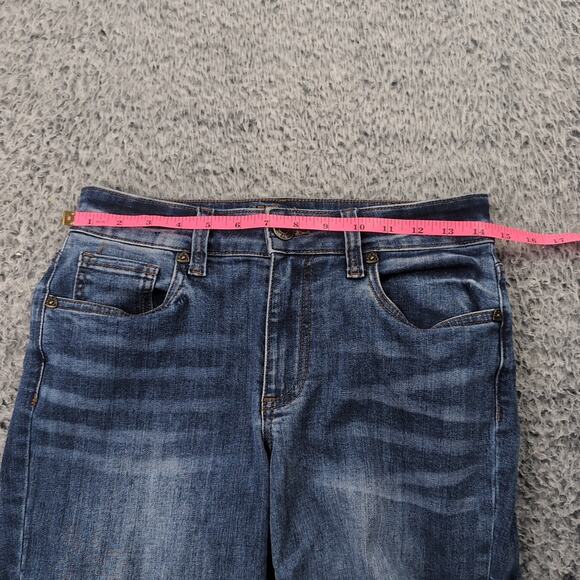 KUT From The Kloth Jeans Women 4 Blue Nikki Mid Rise Ankle Flare Denim Casual - Picture 6 of 10